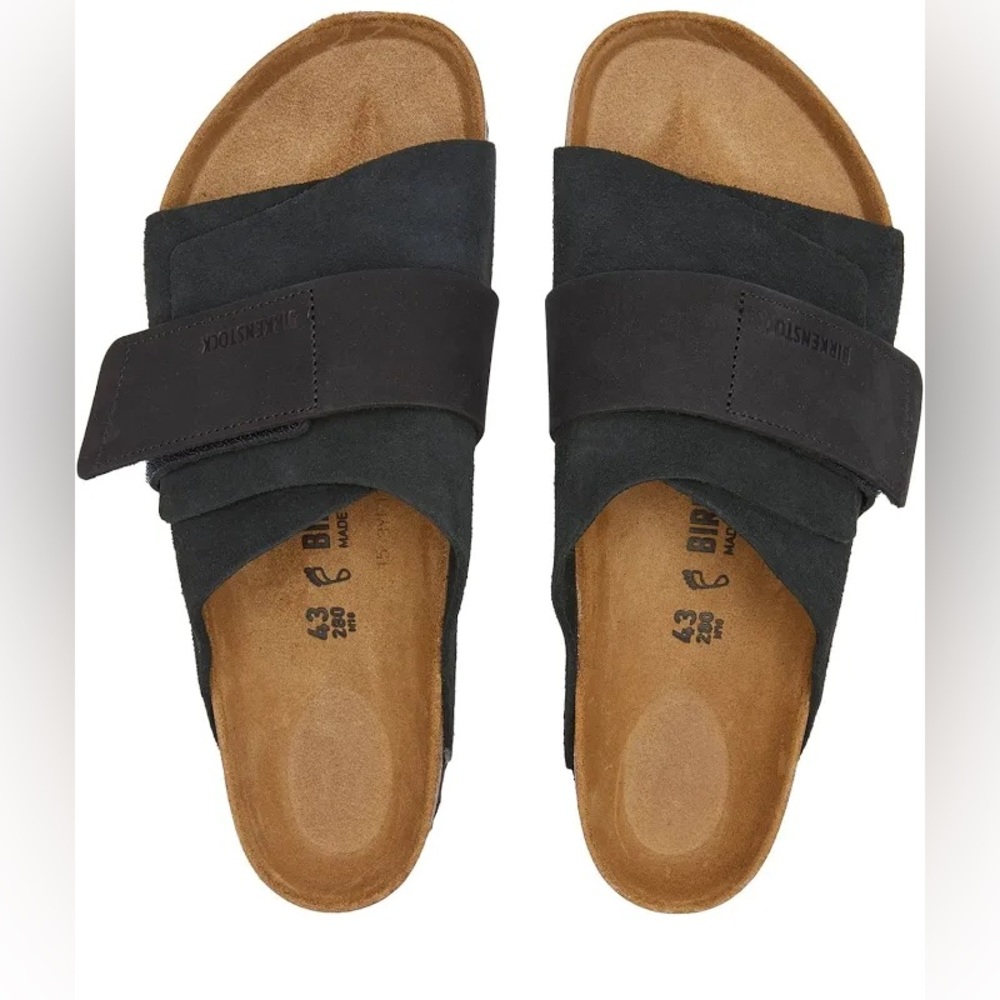 Birkenstock Kyoto Black Nubuck/Suede leather Regular/Wide size 9-9.5 Women’s